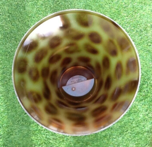 1970s Stool Tam Tam Transparent Leopard print (designer Henry Massonnet)