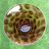 1970s Stool Tam Tam Transparent Leopard print (designer Henry Massonnet)