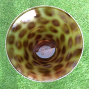 1970s Stool Tam Tam Transparent Leopard print (designer Henry Massonnet)