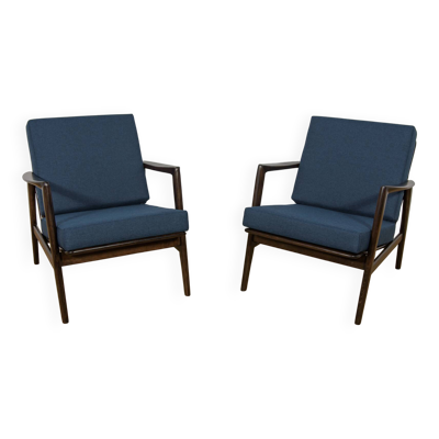 2 fauteuils modèle 300-139 par Swarzędz, années 1960