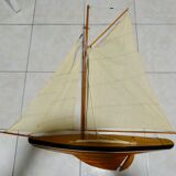 Nice wooden sailboat