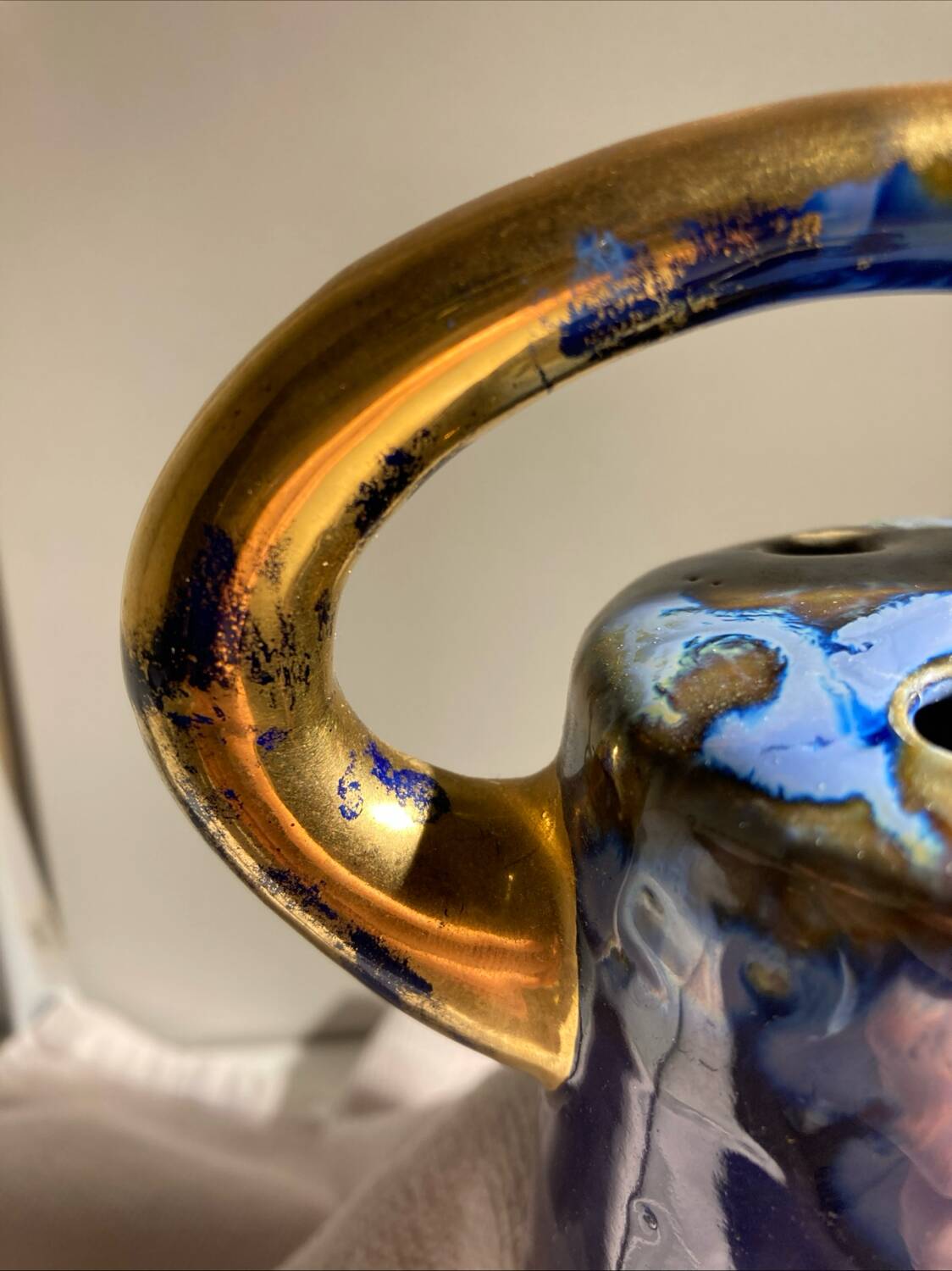 Alphonse mouton flower holder in the shape of a watering can
