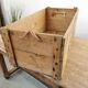 Wooden chocolate poulain case 1950