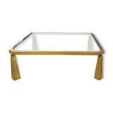 Bronze coffee table by Peter Ghyczy, 1970s
