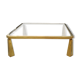 Bronze coffee table by Peter Ghyczy, 1970s