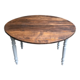 Table ronde avec rabats