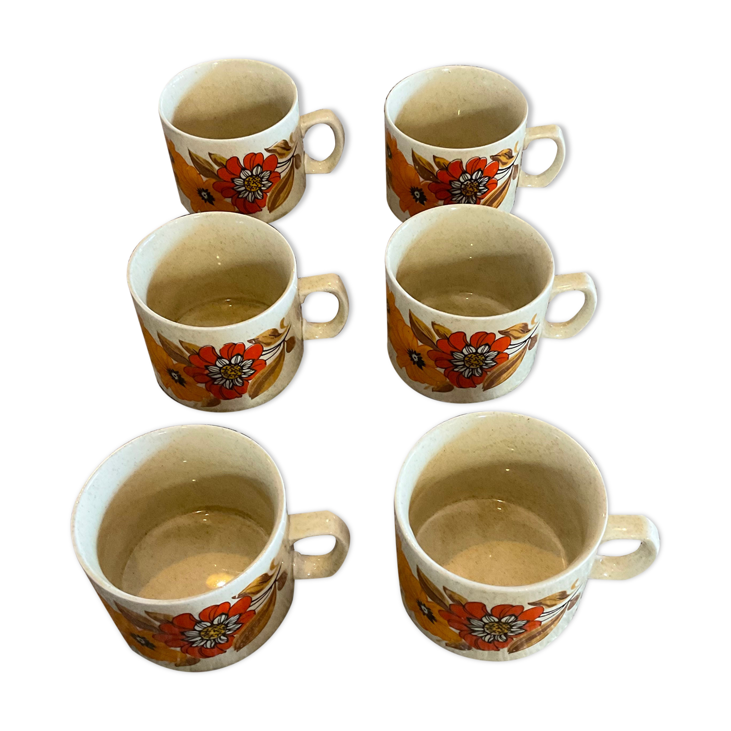 6 mugs vintage germany