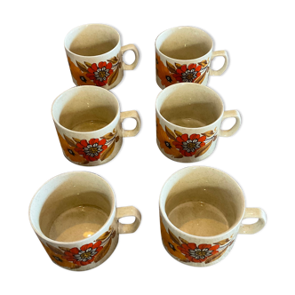 6 mugs vintage germany