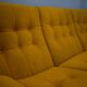20th century, yellow Atlantis three-seater sofa, 1960s