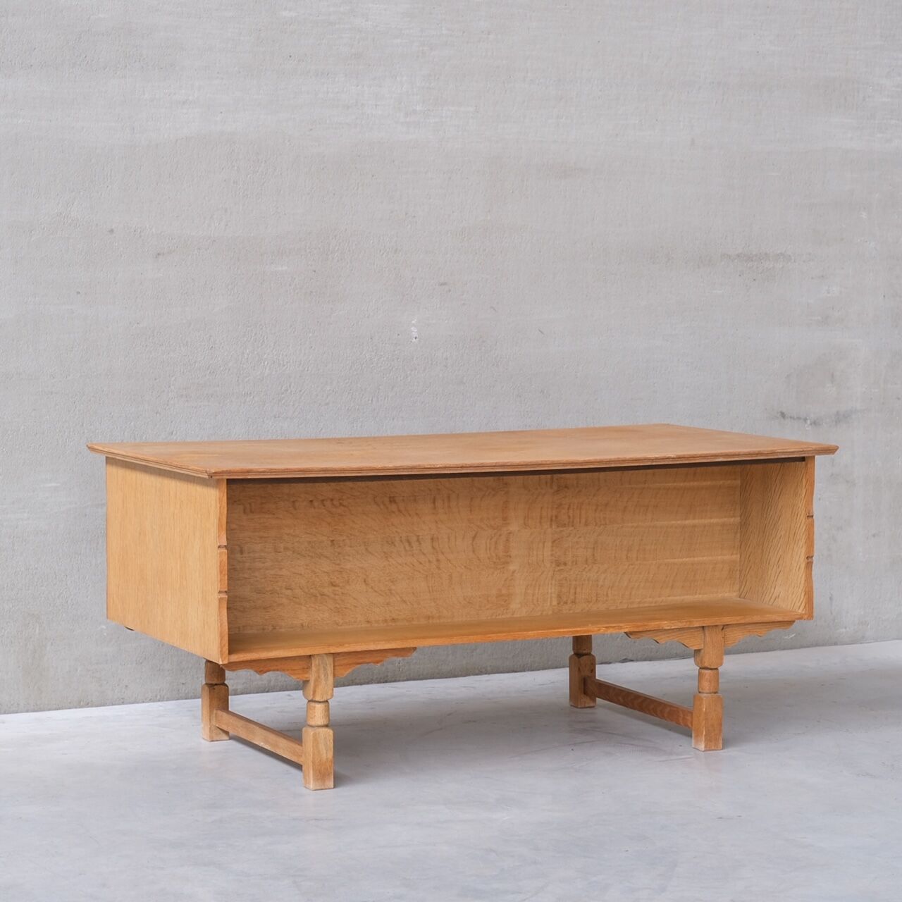 Oak danish mid-century desk