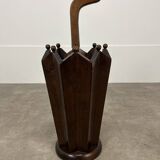 Art Deco wooden umbrella stand