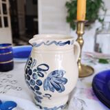 Decanter with grape blue decoration
