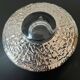 Bougeoir Orrefors Sweden « Discus » steel