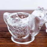 Set of 3 WMF glass cockroaches