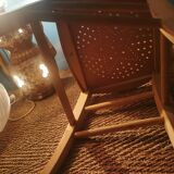 Bistro chair pattern openwork star