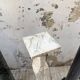 Set of 4 marble columns or pedestals.