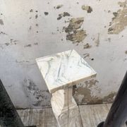 Set of 4 marble columns or pedestals.