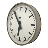 Large Vintage Industrial Wall Clock by Pragotron, 1950's