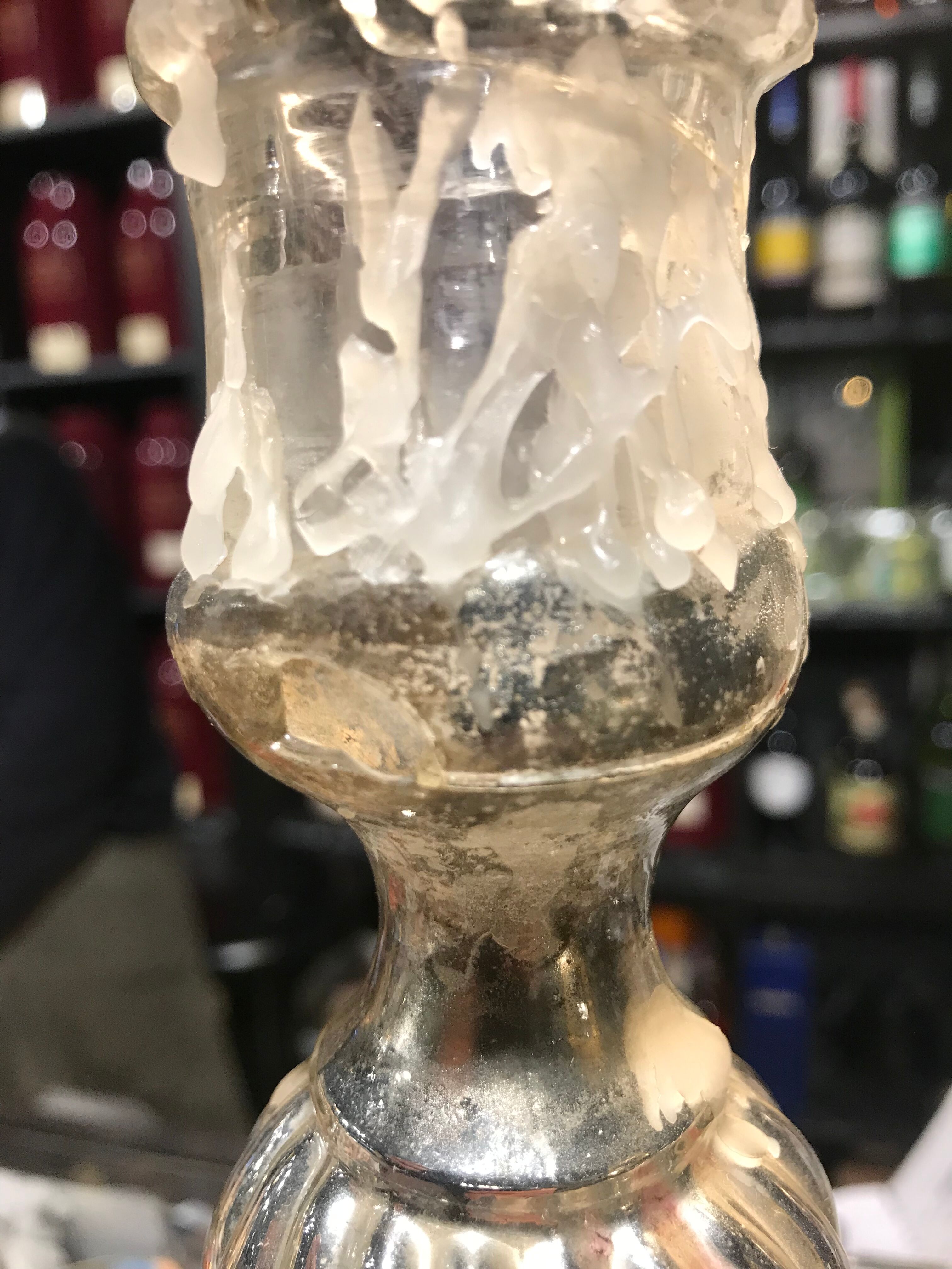 Mercurized candle holders