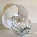 Lamp glass ball blown mathias vintage