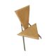 Unique Design Chair Art Object Handmade Metal Velvet