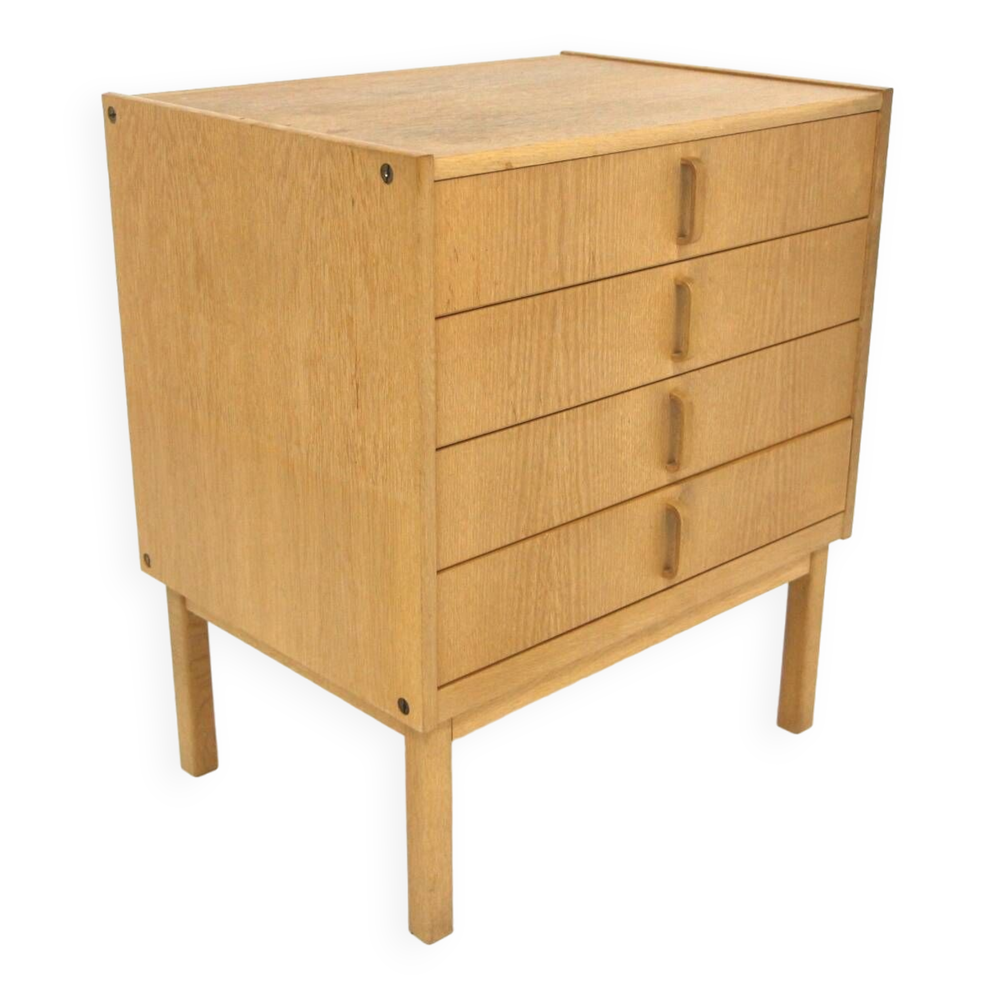 Scandinavian oak chest of drawers, Bertil Fridhagen, Bodafors, Sweden, 1960