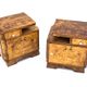 Art deco bedside tables, poland, 1950s