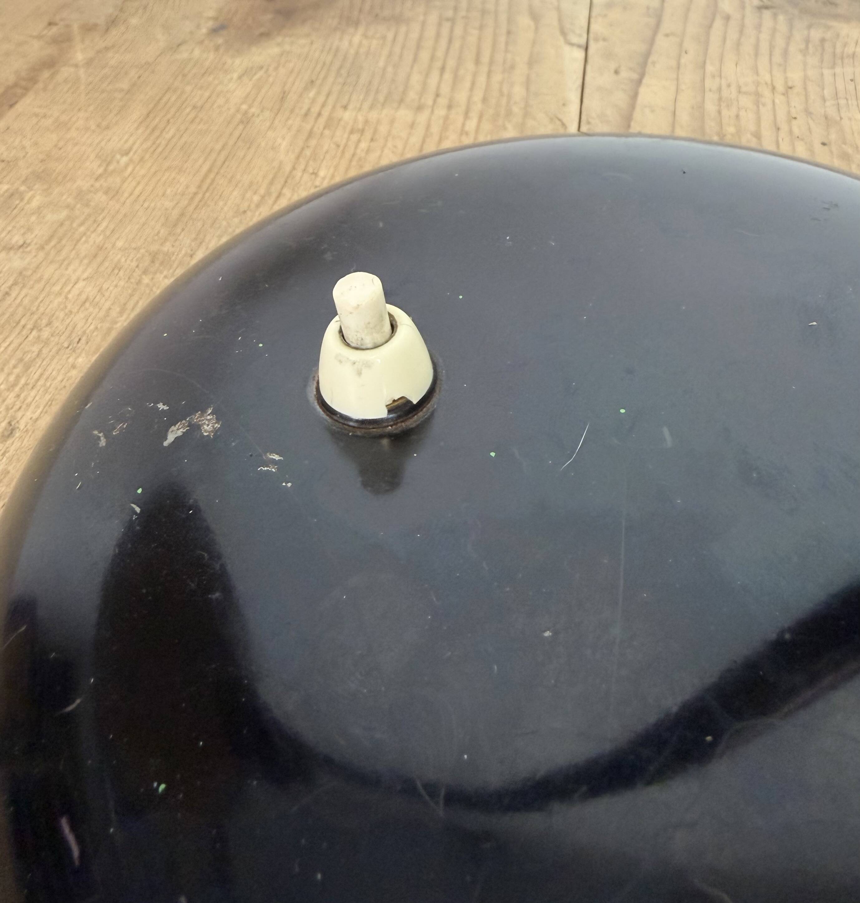 Black Industrial Bauhaus Table Lamp from Escolux, 1930s