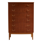 Restored commode in teak and beech.