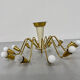Antique 12-light Sputnik spider pendant lamp from the 60s