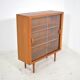 Showcase by CFC Silkeborg 1960s Danish teak Scandinavian display cabin