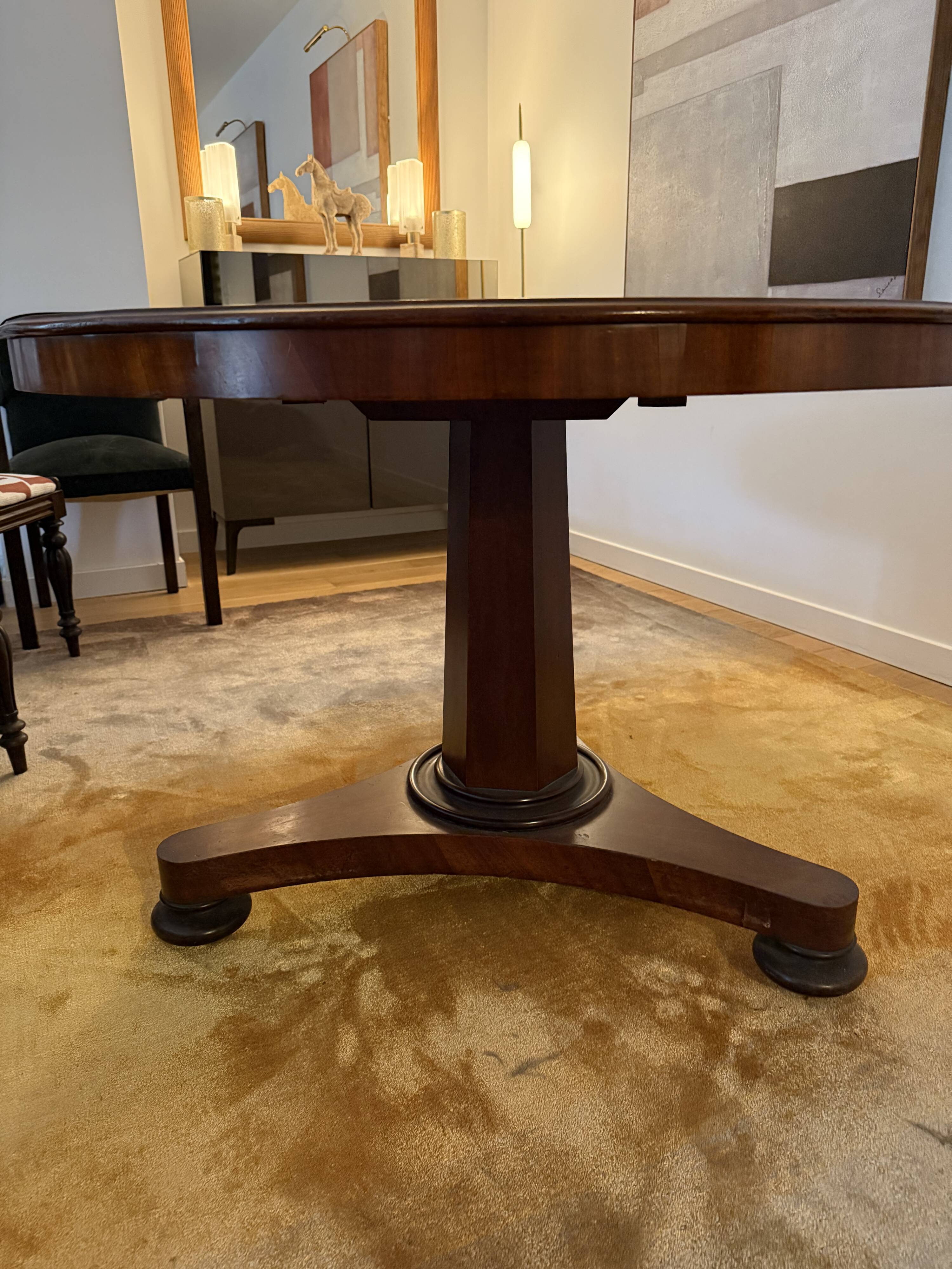 Table William IV (fin 18è s.) acajou