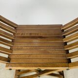 Florentine Savonarola folding chair, wood, Renaissance style