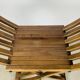 Chaise Florentine Savonarole pliante, bois, style renaissance