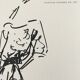 Christian Dior fashion illustration, spring summer collection 1987