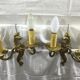 Paire d'appliques en bronze style Louis XV