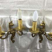Paire d'appliques en bronze style Louis XV