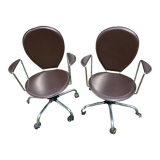 Chaises design Italien Effezeta en cuir