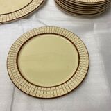 Ensemble 8 assiettes dessert et plat Longchamp Colmar
