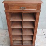 Walnut cardboard box stamped BRUN.G