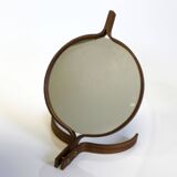 Teak mirror by Bech & Starup for Den Permanent Copenhagen, 1960.