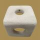 Cube lamp by Albert Tormos in limestone from the 60s 70s.