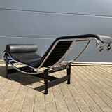 3x Original Cassina Le Corbusier Lc4 Black/chrome, New!