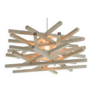 Suspension en bois nid