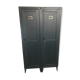 Double factory locker with shelves