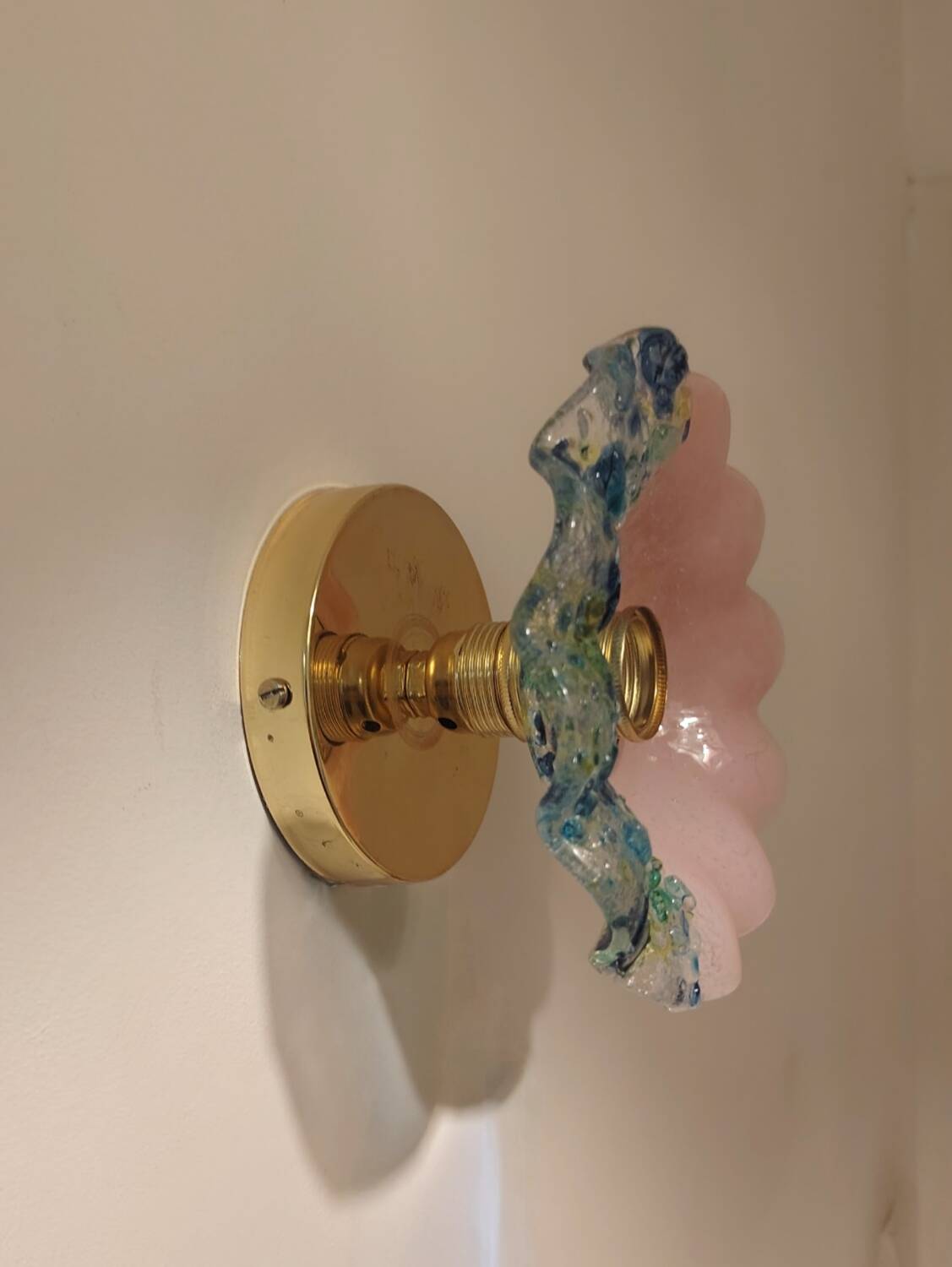 Murano flower wall light