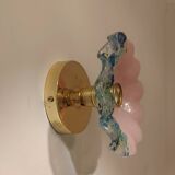 Murano flower wall light