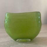 Murano vase in bubble-blown glass paste