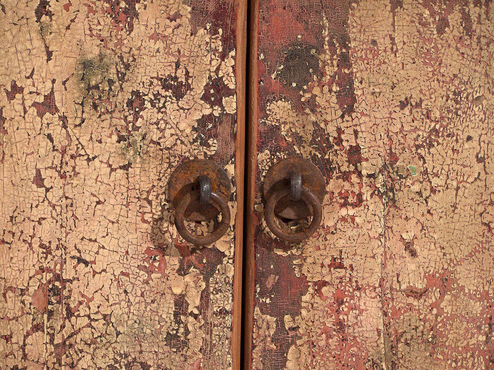 Antique Wabi Sabi Style TV Cabinet (c.1900)