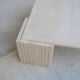 Coffee table in travertine by Roche Bobois editions